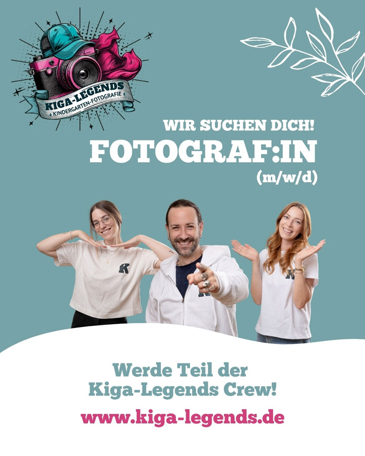 Bewirb Dich bei den KIGA-LEGENDS