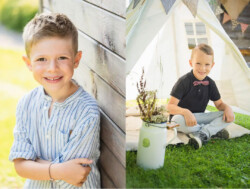 Eine Kindergartenfotografie Collage